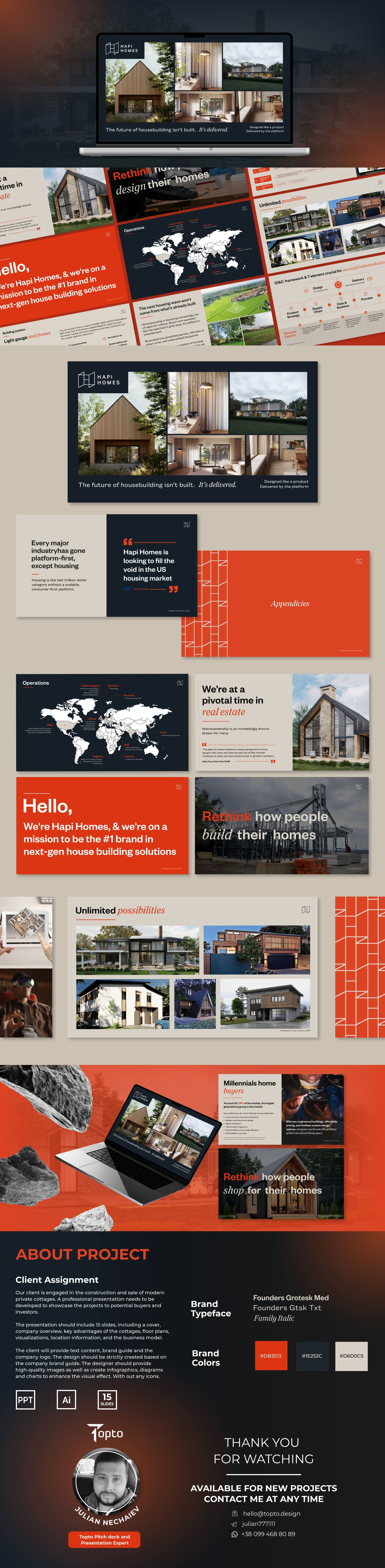Real Estate Presentation Design for Hapi Homes