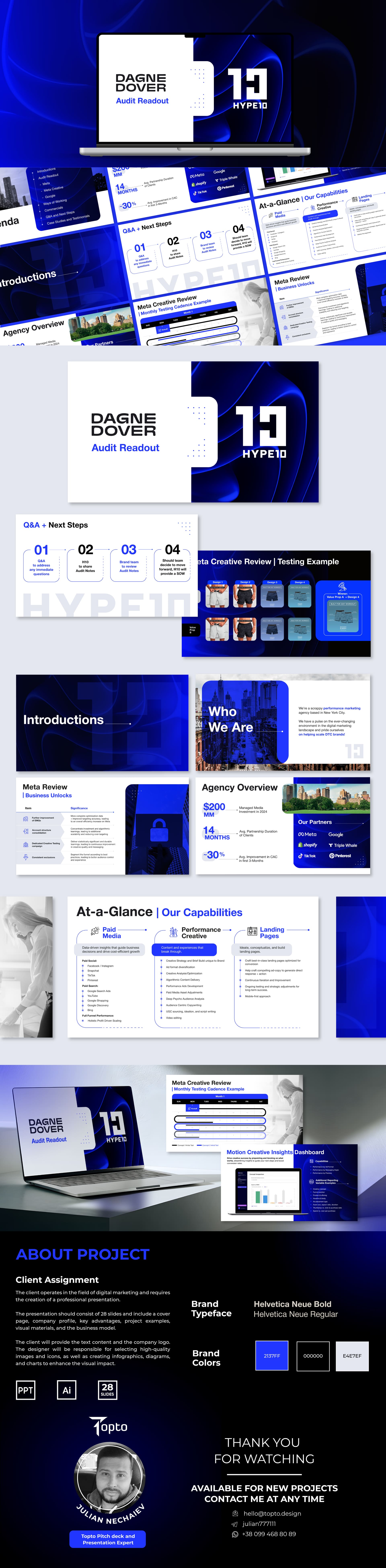 Marketing Digital Agency Presentation Hype10